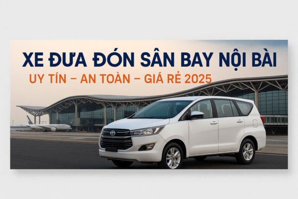 Xe Đưa Đón Sân Bay Nội Bài Uy Tín An Toàn - Nhà Xe Hữu Quân
