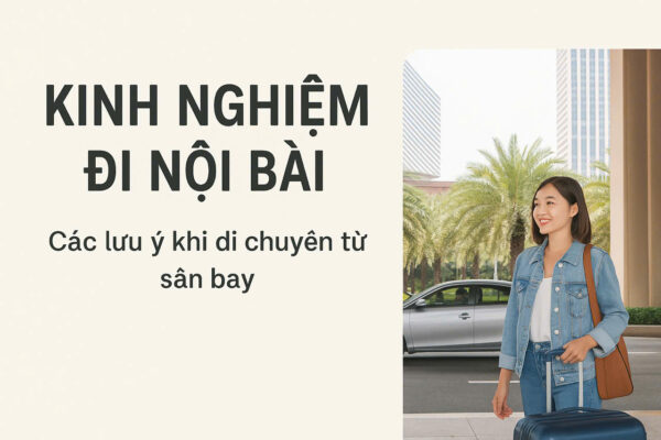 Kinh nghiệm đi từ sân bay Nội Bài về Hà Nội