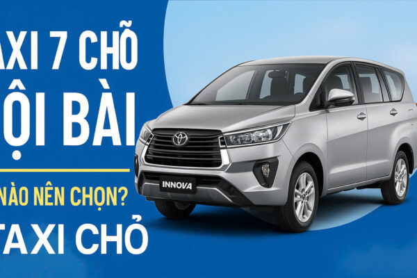 Taxi 7 chỗ đi sân bay Nội Bài