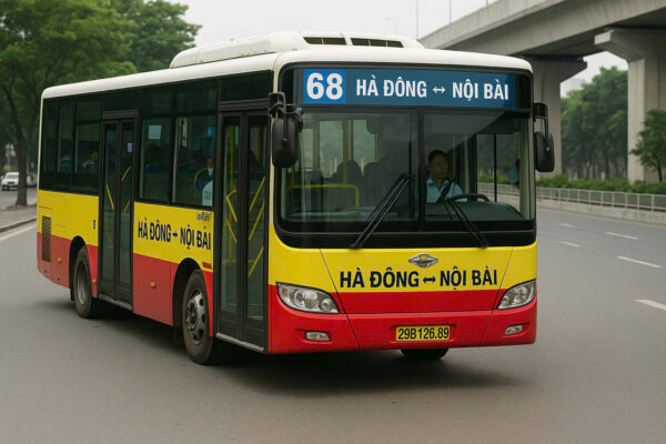 Tuyến xe bus 68 Hà Đông Nội Bài - Nhà Xe Hữu Quân