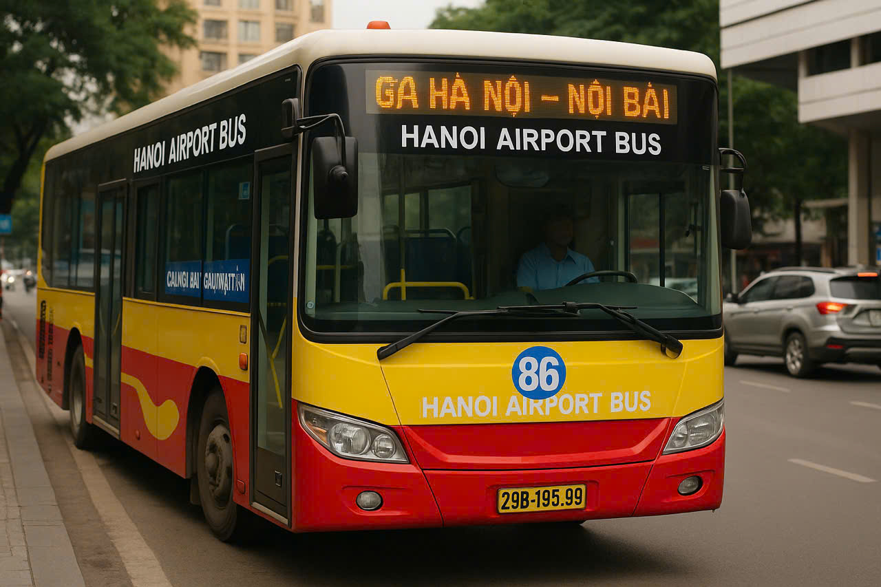 Tuyến xe bus 86 Ga Hà Nội đi Nội Bài - Nhà Xe Hữu Quân