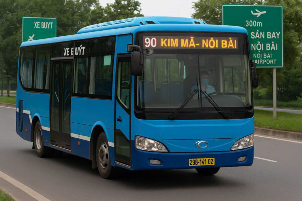 Tuyến Xe Bus 90 Kim Mã Nội Bài - Nhà Xe Hữu Quân