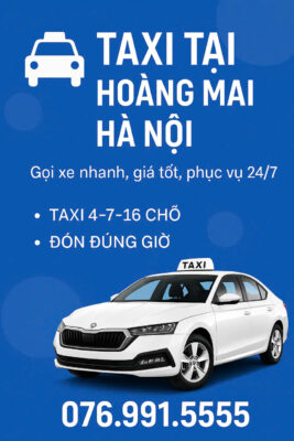 Taxi Tại Hoàng Mai Hà Nội - Nhà Xe Hữu Quân