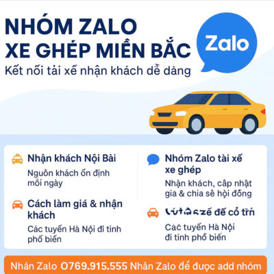 Nhóm zalo xe ghép - Nhà Xe Hữu Quân