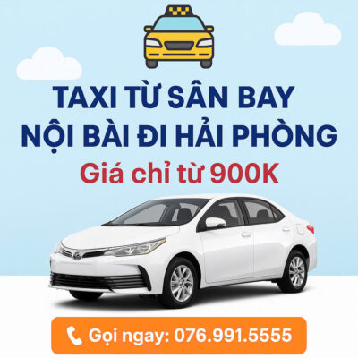 Taxi Từ Sân Bay Nội Bài Đi Hải Phòng - Cách Đặt Xe