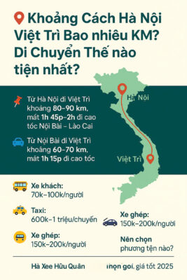 Khoảng cách Hà Nội Việt Trì bao nhiêu km - Nhà Xe Hữu Quân