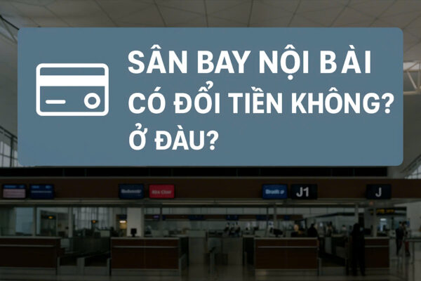 Sân bay Nội Bài có đổi tiền không