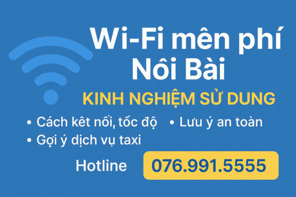 Kinh Nghiệm Dùng Wifi Tại Sân Bay Nội Bài