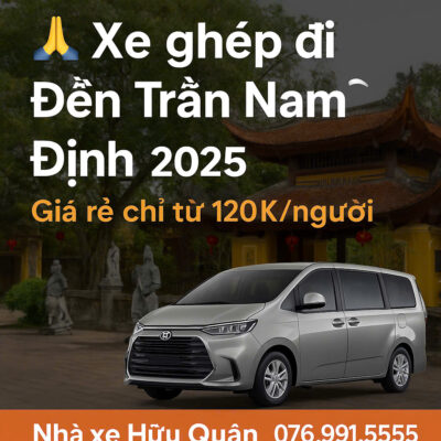 Xe Ghép Đi Đền Trần Nam Định