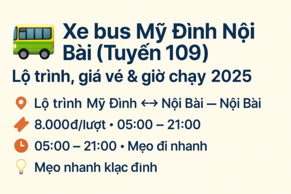 Xe Bus Mỹ Đình Nội Bài