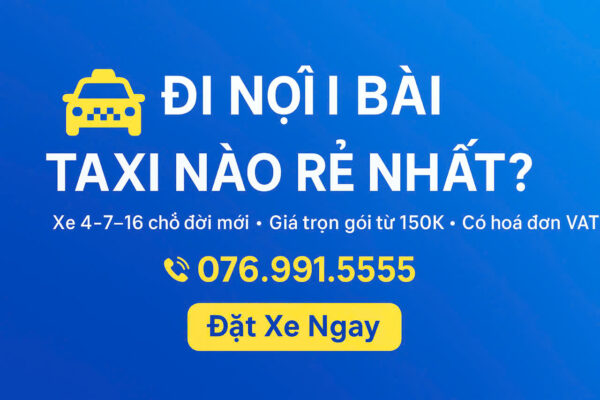 Đi Nội Bài Taxi Nào Rẻ Nhất