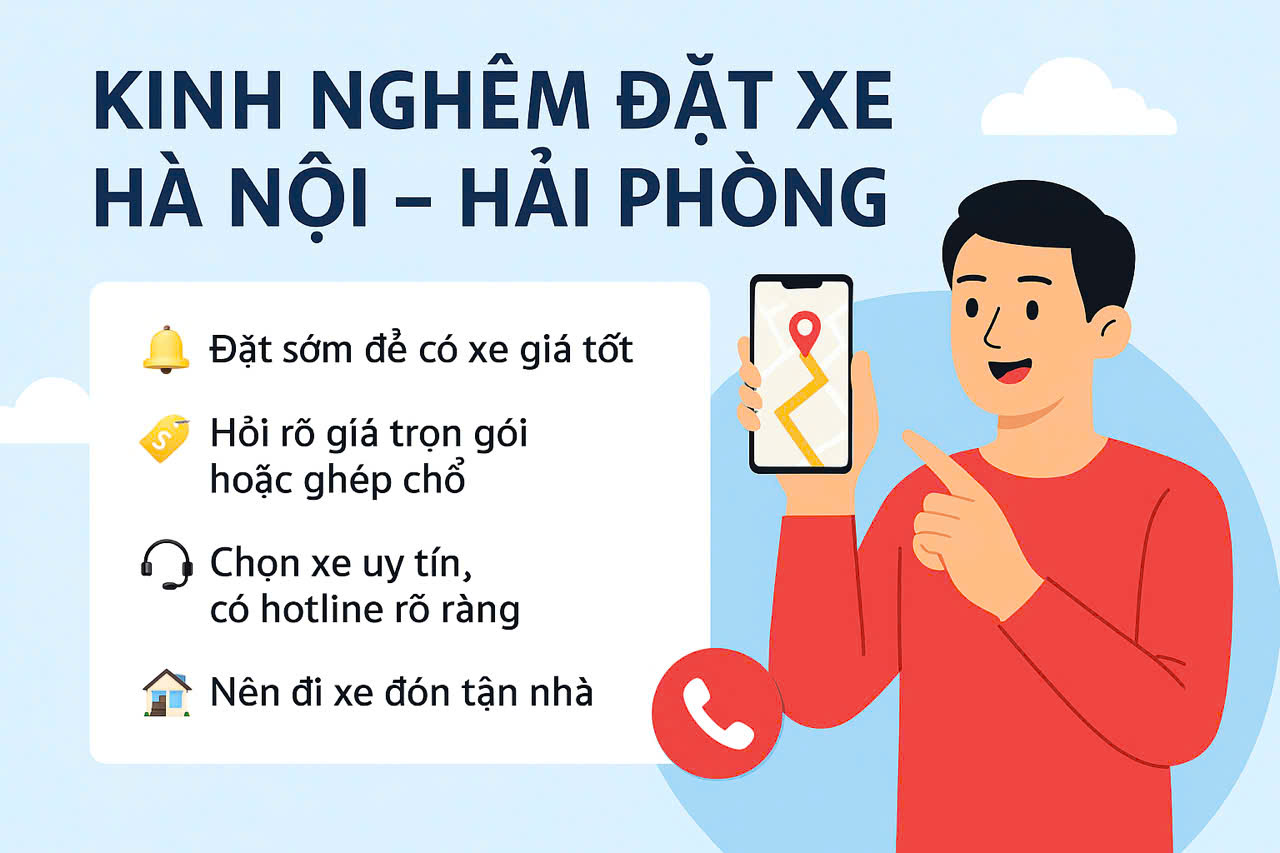 Kinh Nghiệm Đặt Xe Hà Nội Hải Phòng