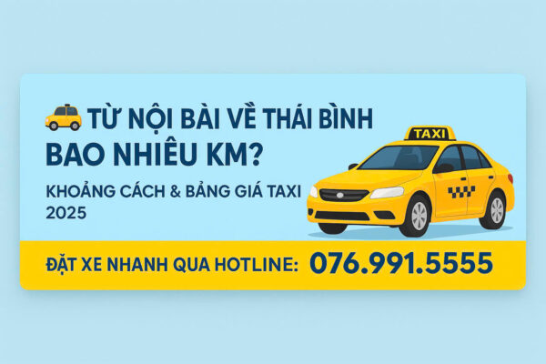 Từ Nội Bài Về Thái Bình Bao Nhiêu KM